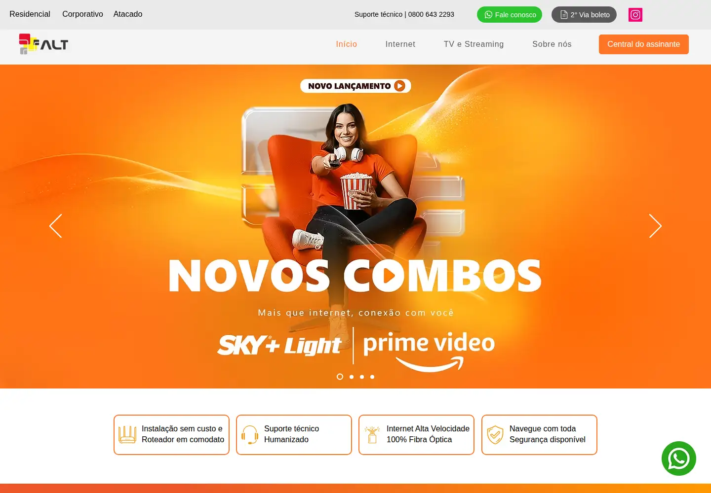 Screenshot of alt.com.br