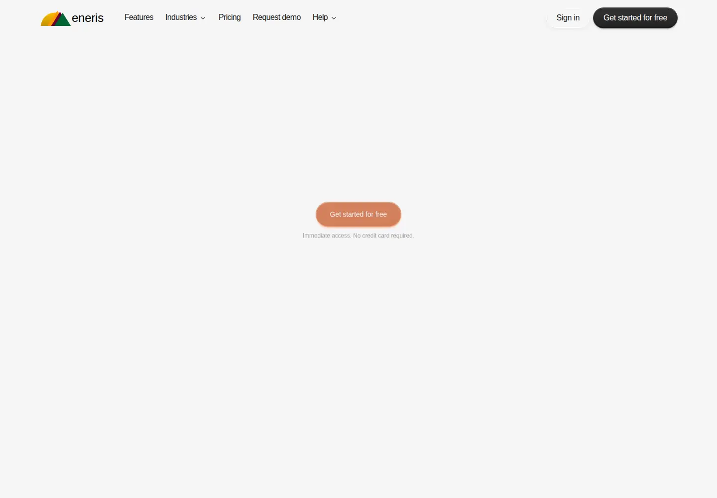 Captured homepage of eneris.ca in the current scan