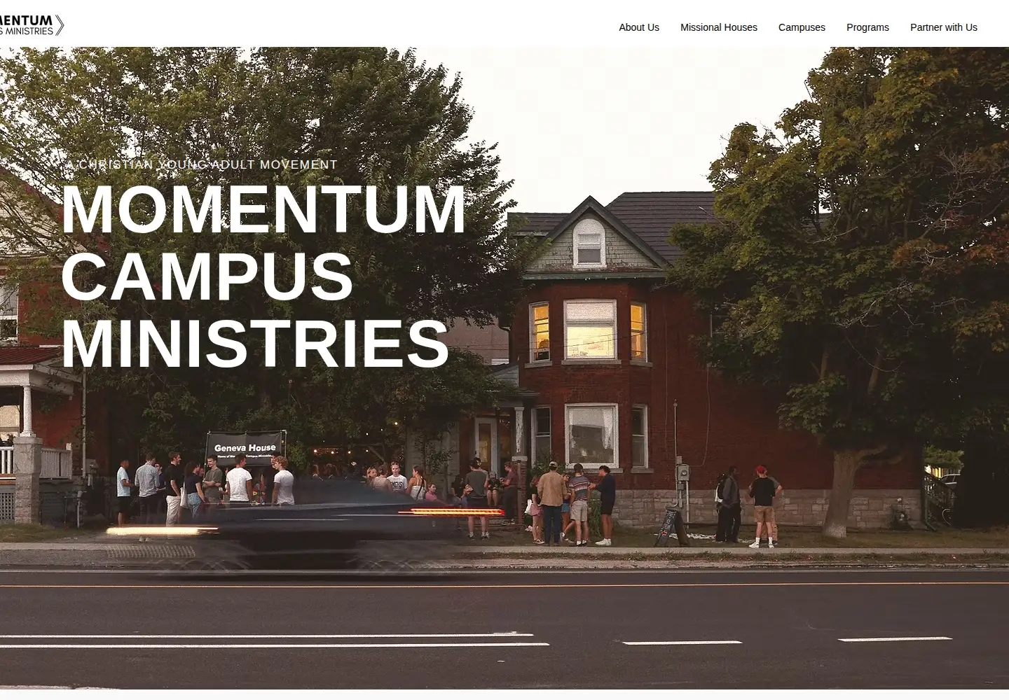 Screenshot of momentumcampus.ca