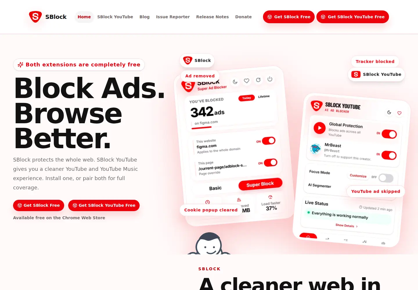 Screenshot of sblock.ch