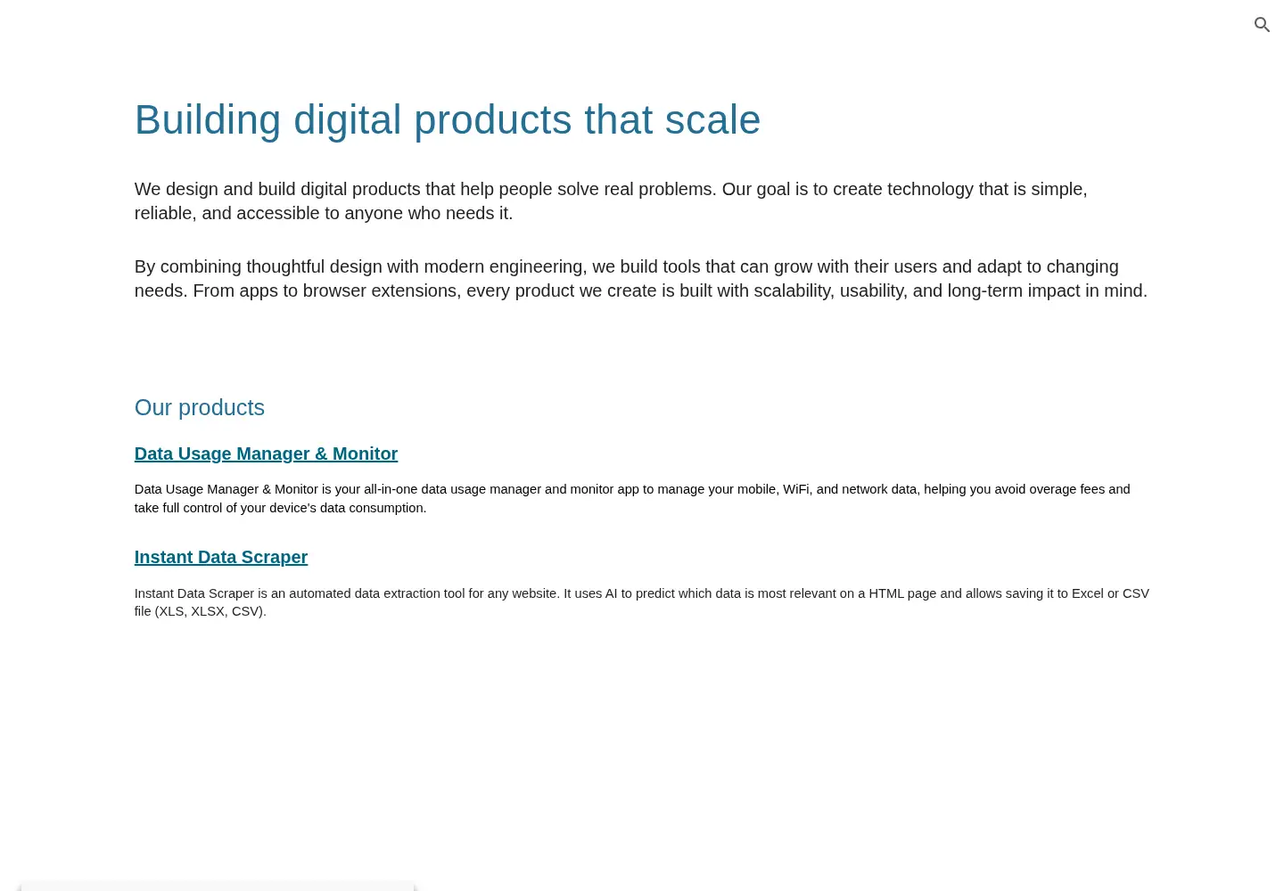 Screenshot of flavrtech.co