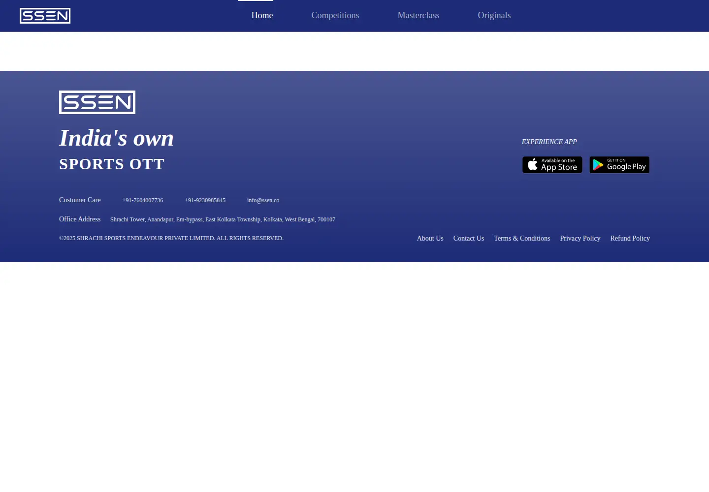 Screenshot of ssen.co