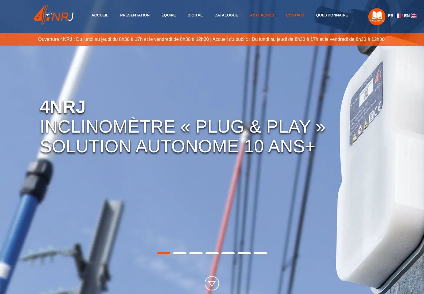 Screenshot of 4nrj.com
