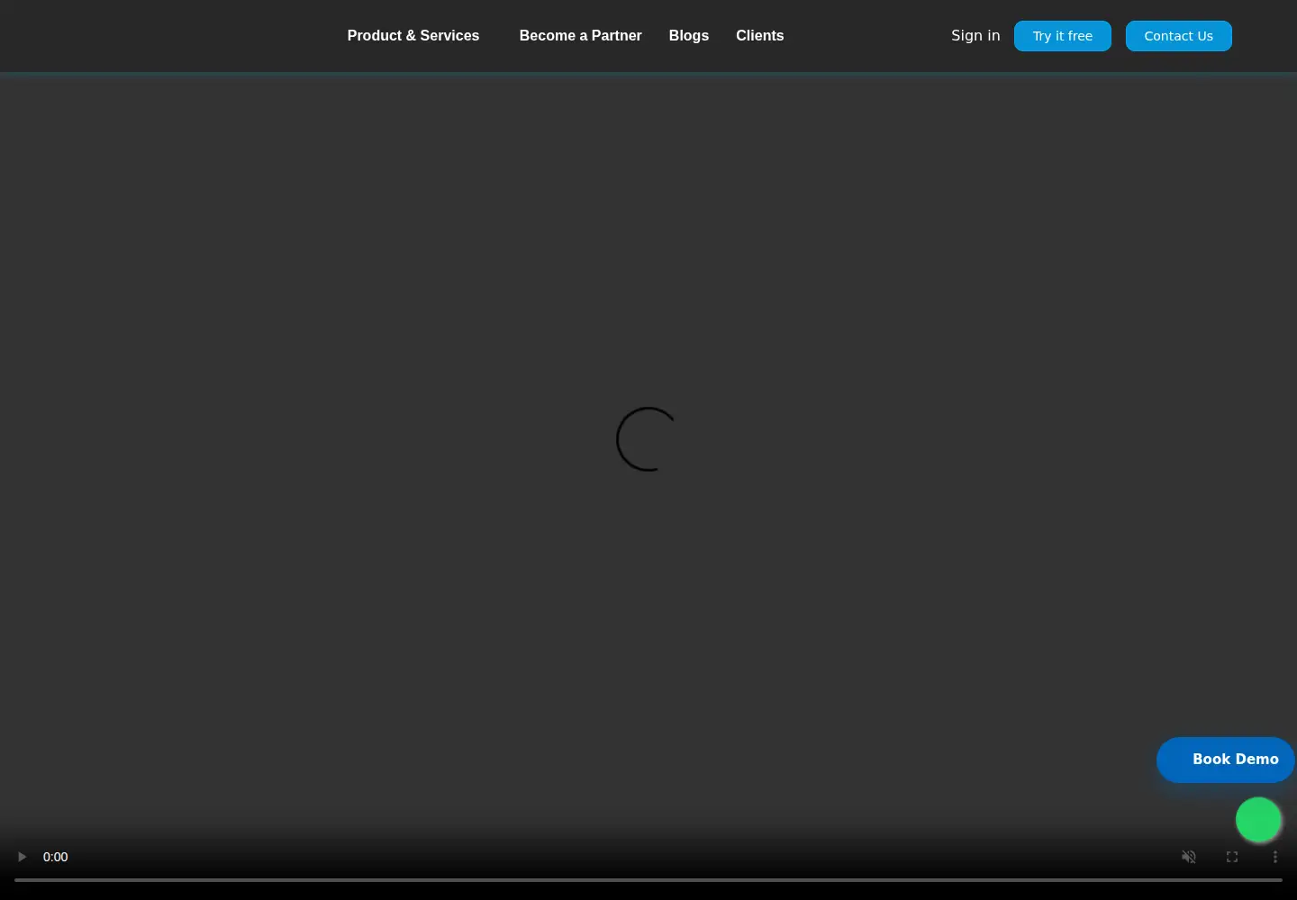 Captured homepage of abuzzwebtech.com in the current scan