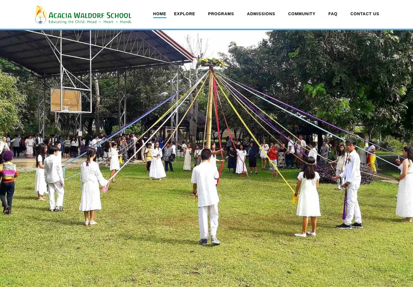 Screenshot of acaciawaldorfschool.com