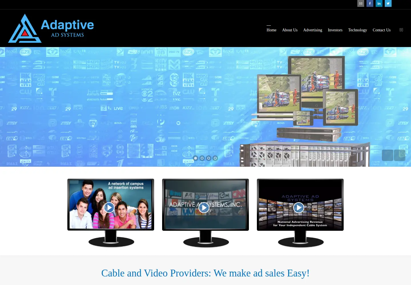 Screenshot of adaptivemedia.com