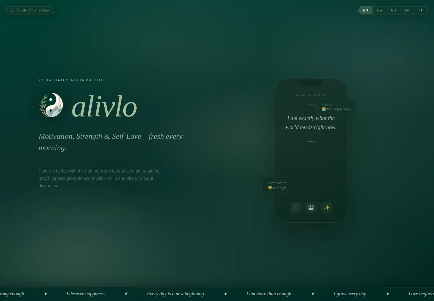 Screenshot of alivlo.com