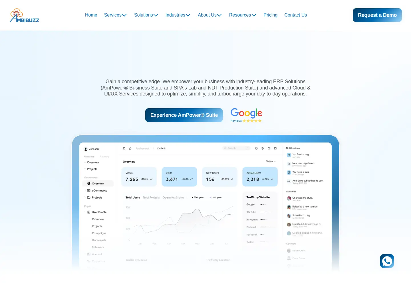 Screenshot of ambibuzz.com