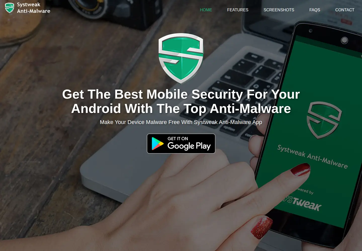 Screenshot of androidantimalware.com