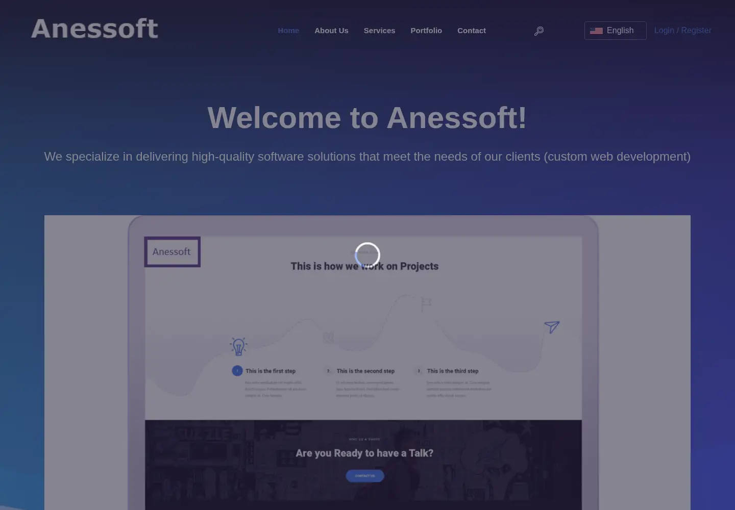 Screenshot of anessoft.com