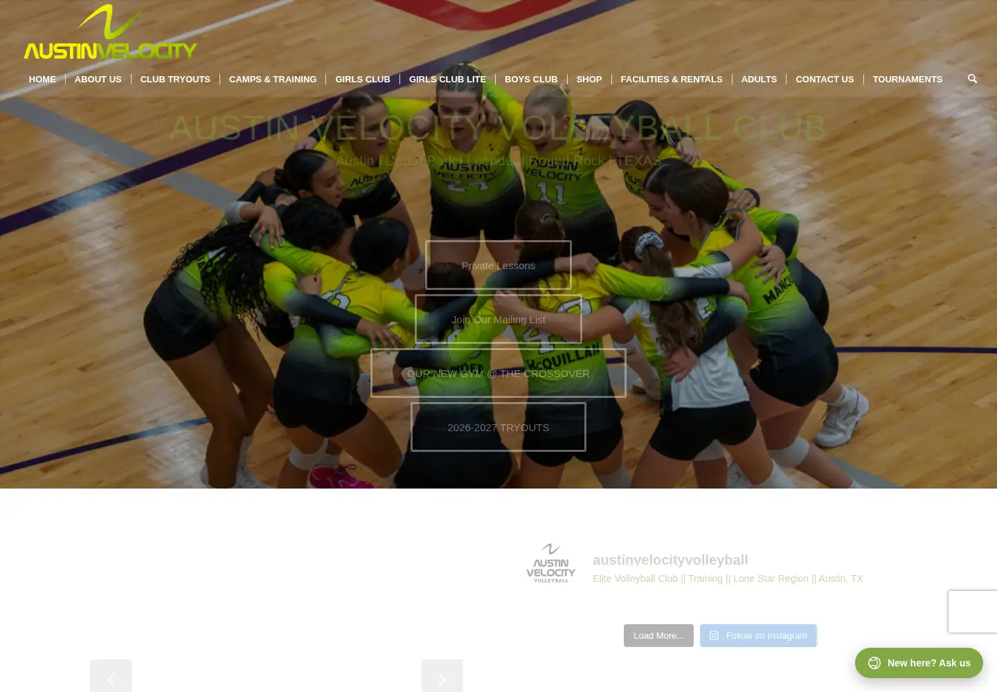 Screenshot of austinvelocity.com