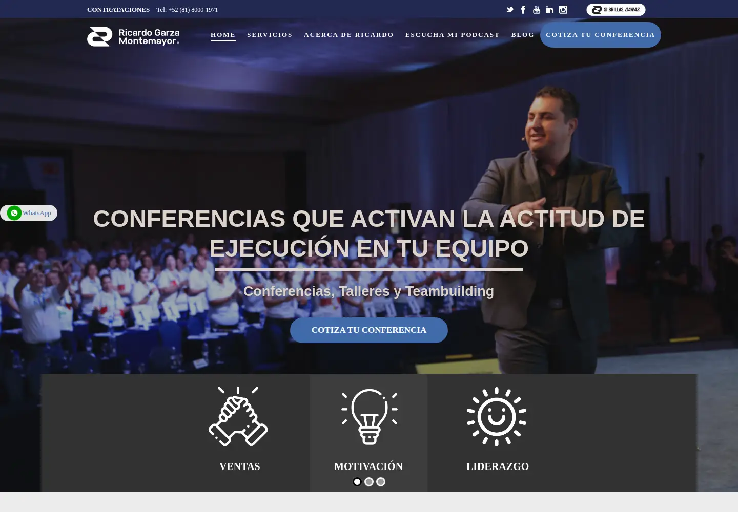 Screenshot of coachricardogarza.com