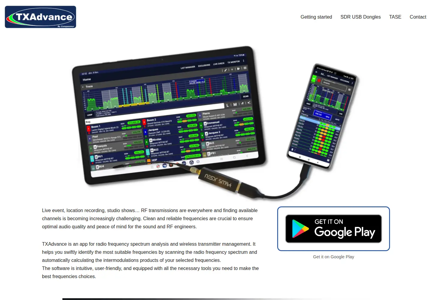 Captured homepage of compasseur.com in the current scan
