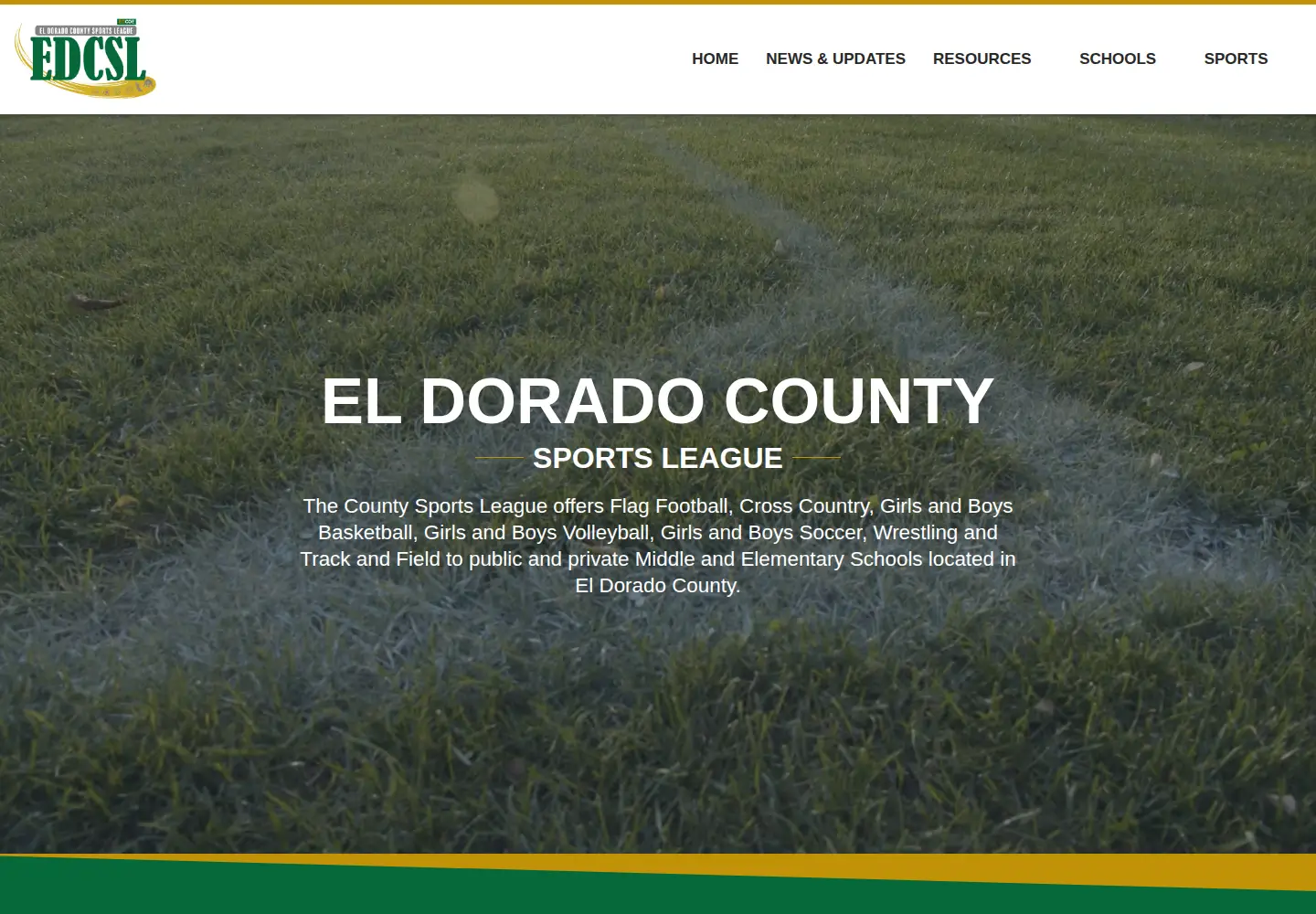 Captured homepage of cslathletics.com in the current scan