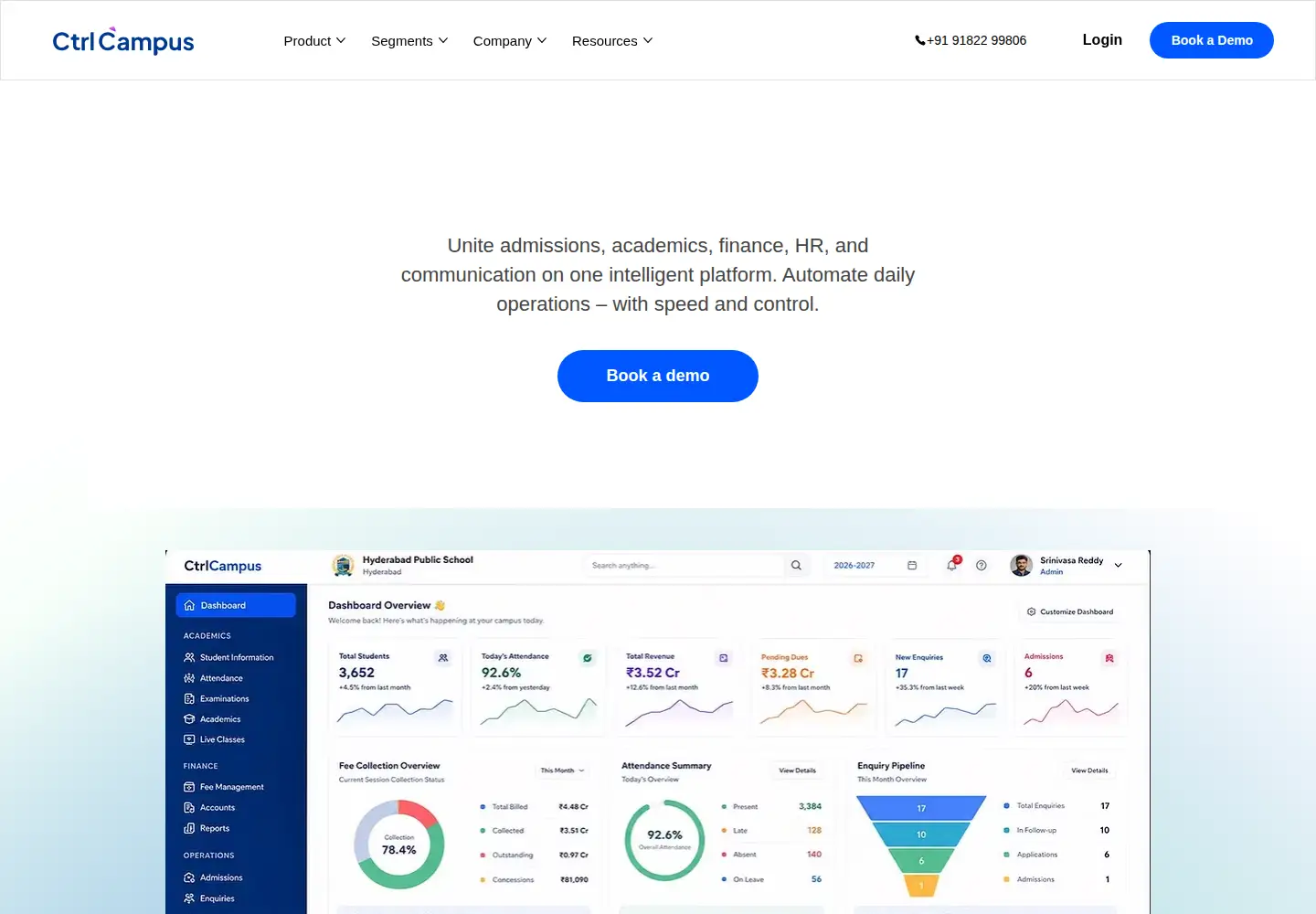 Screenshot of ctrlcampus.com