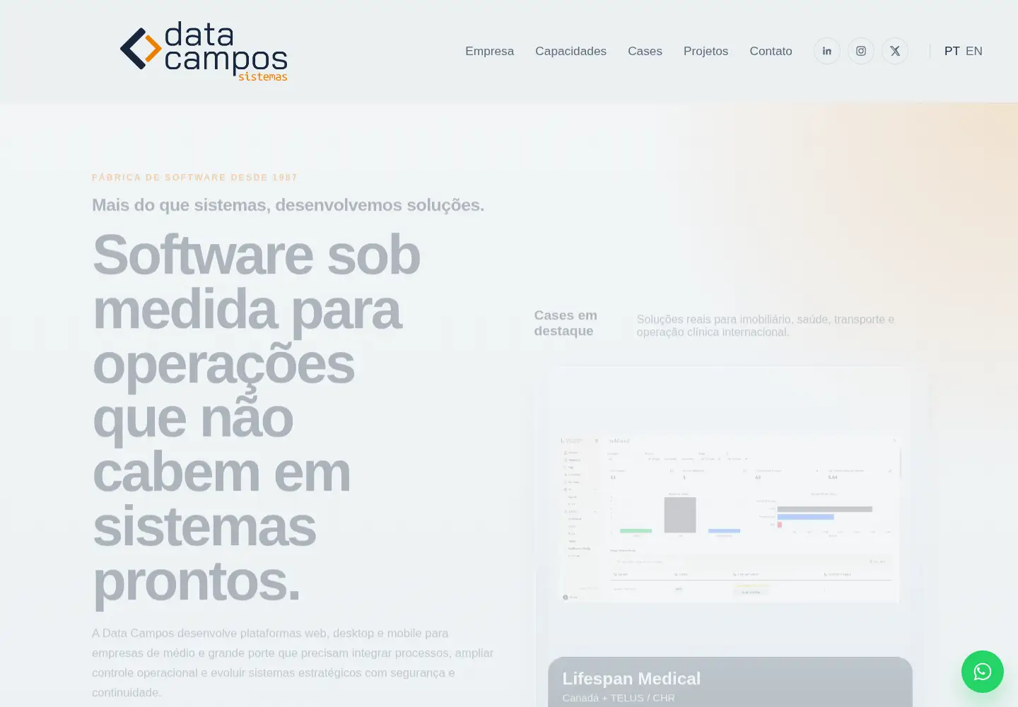 Screenshot of datacampos.com