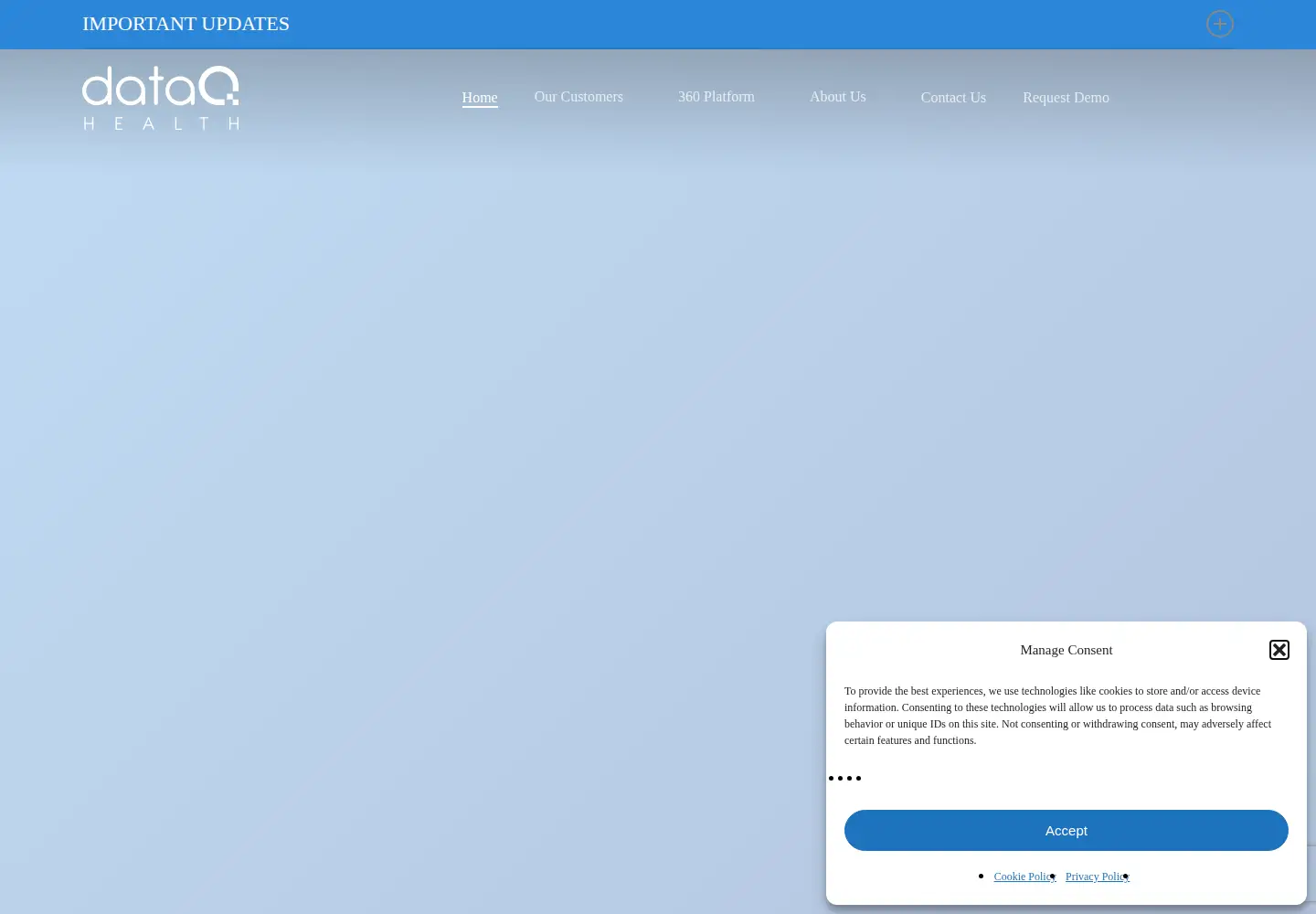 Screenshot of dataqhealth.com