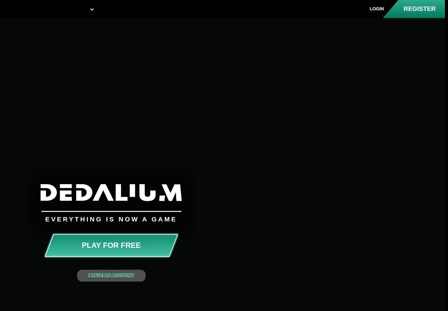 Captured homepage of dedalium.com in the current scan