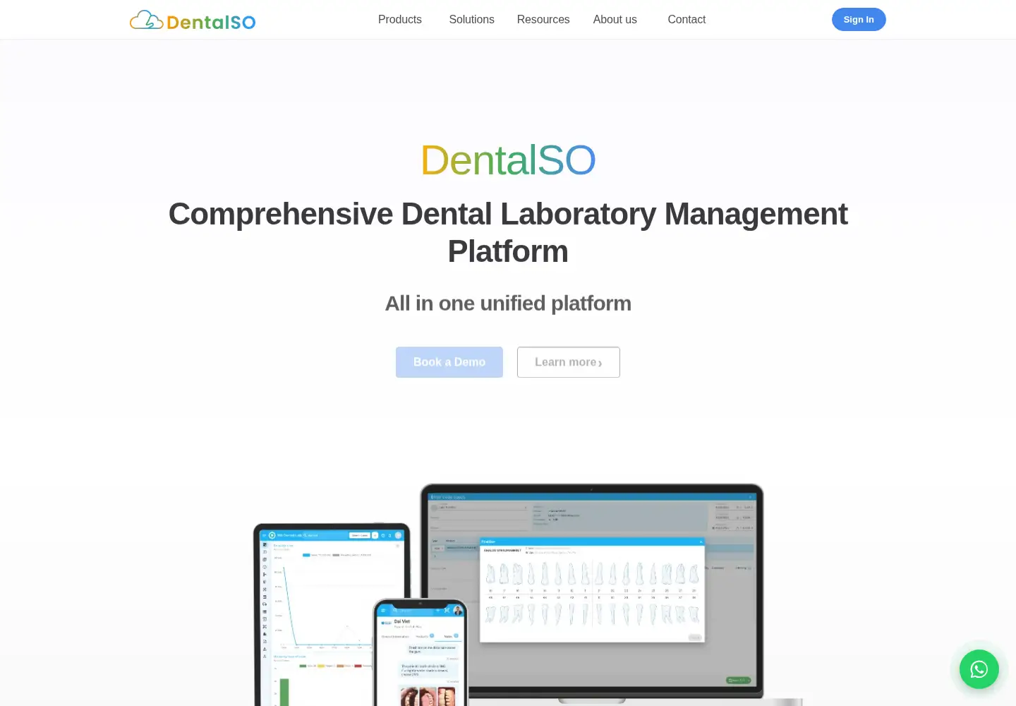 Screenshot of dentalso.com