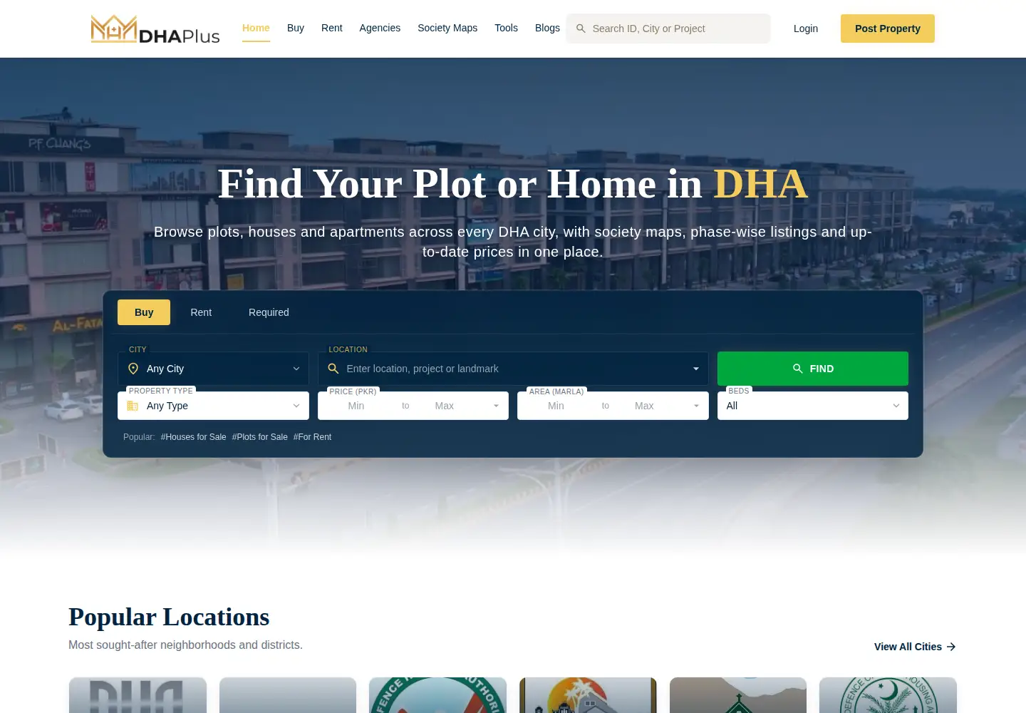 Captured homepage of dhaplus.com in the current scan