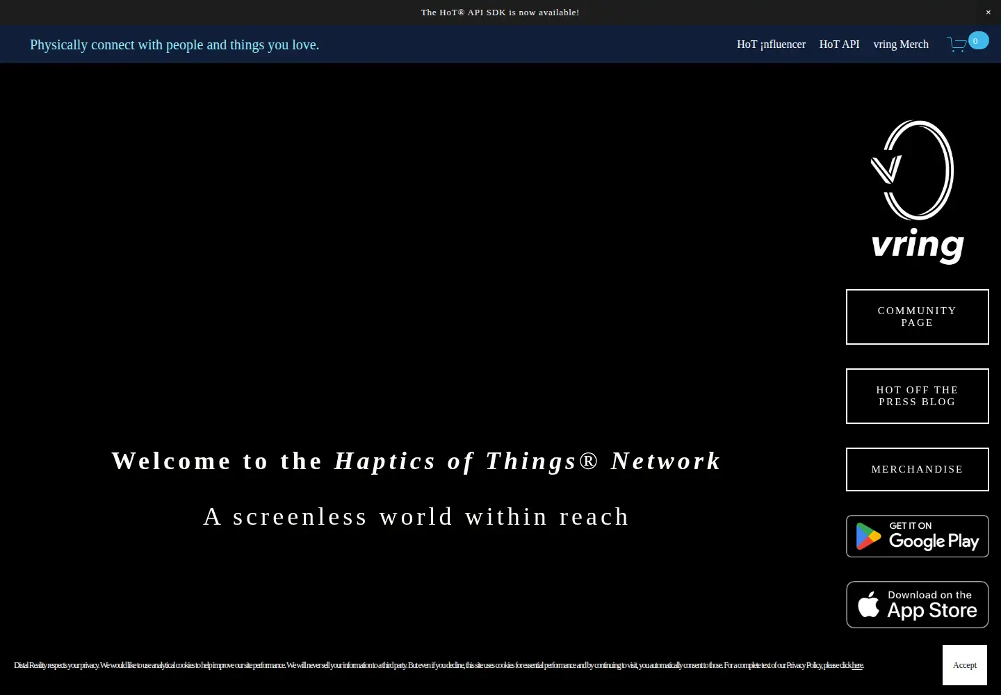 Screenshot of distalreality.com