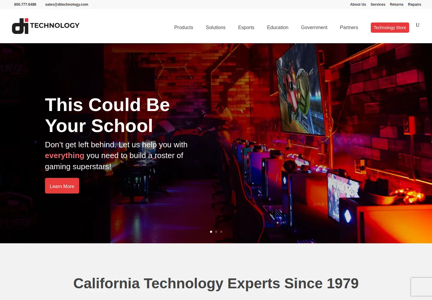 Screenshot of ditechnology.com