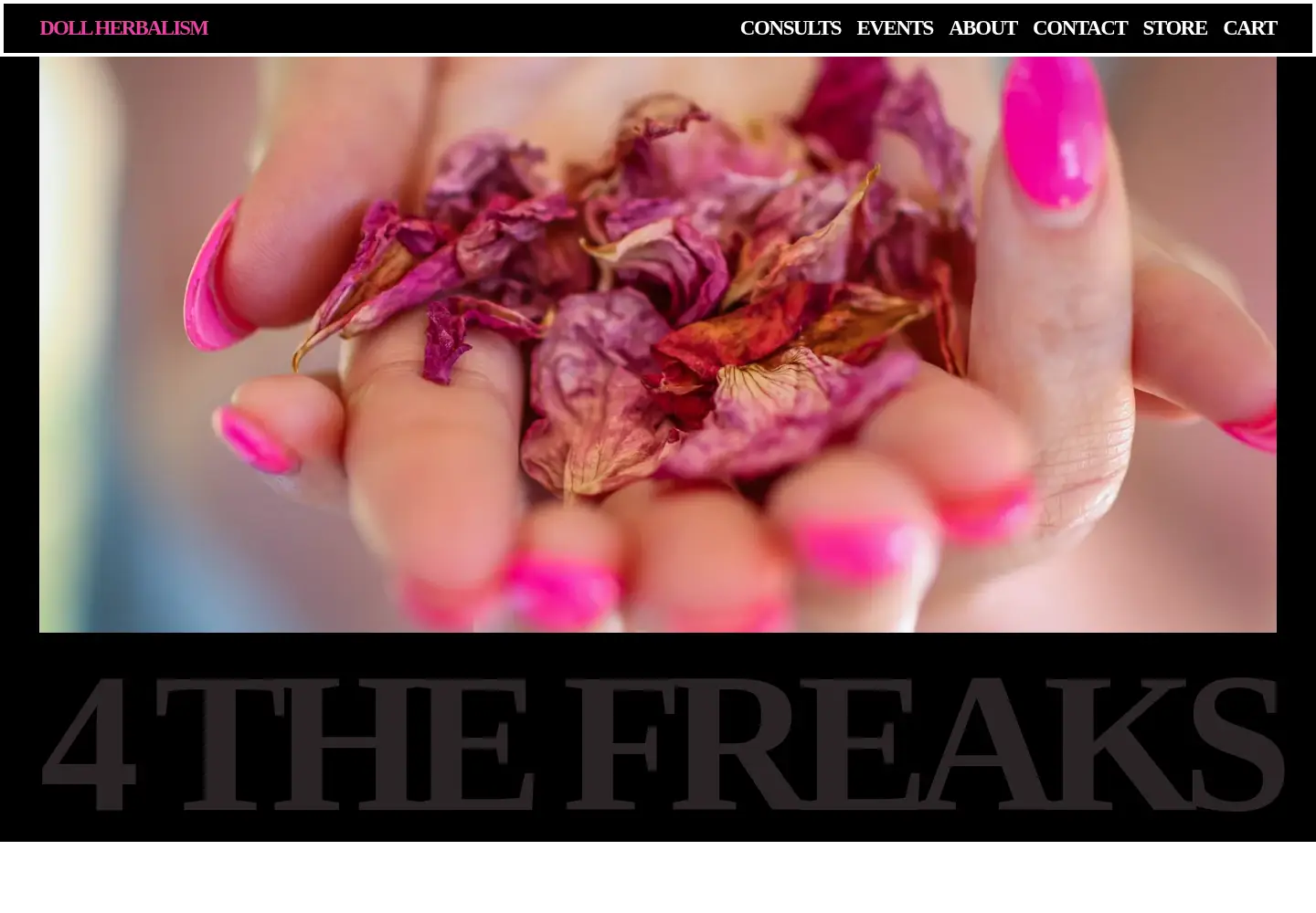Screenshot of dollherbalism.com