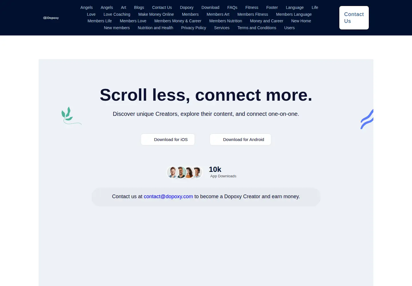 Screenshot of dopoxy.com