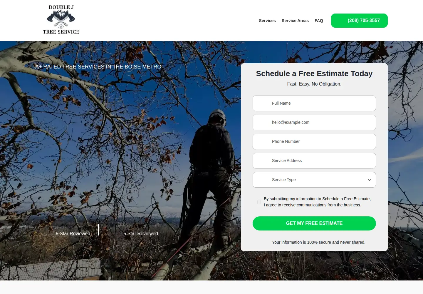 Screenshot of doublejtree.com