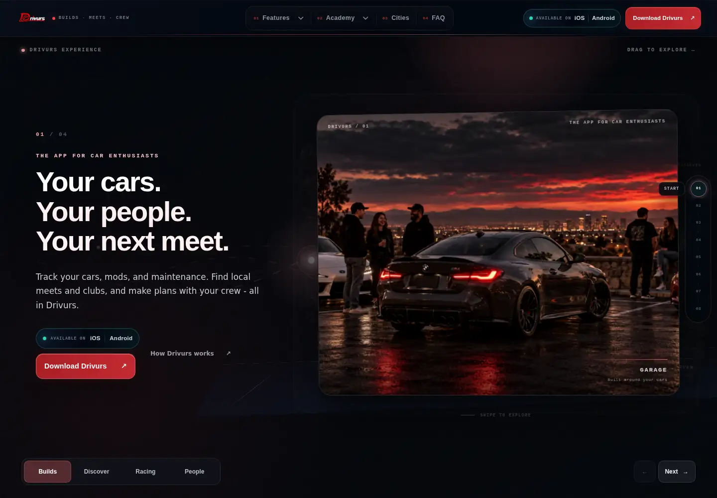 Screenshot of drivurs.com