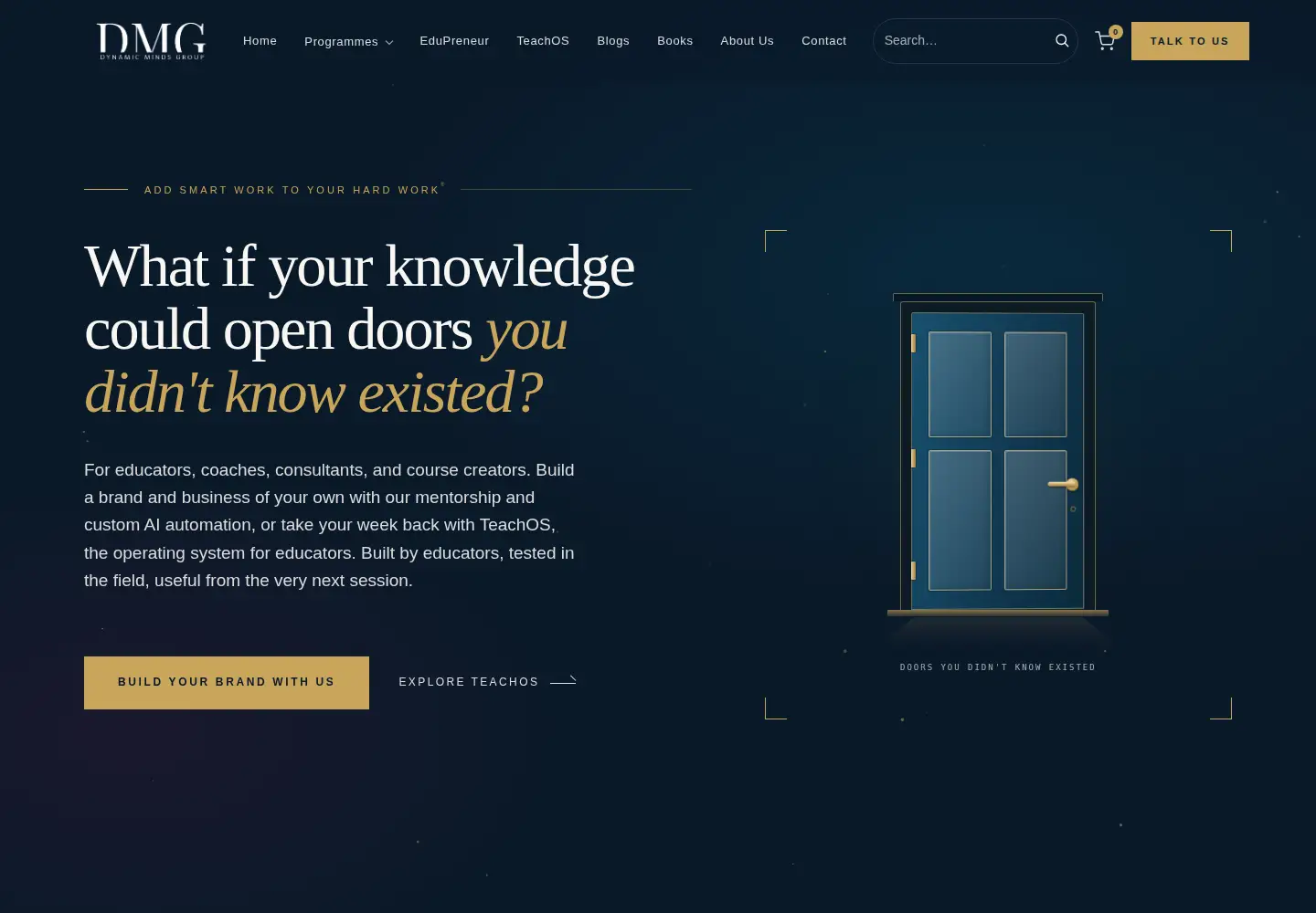 Screenshot of dynamicmindsgroup.com