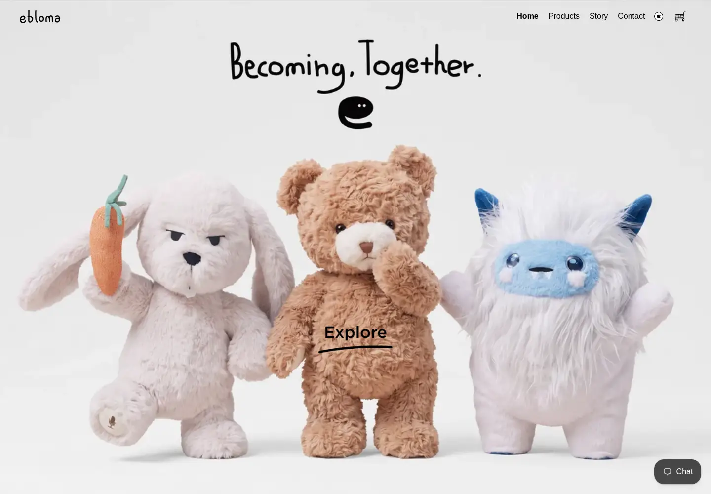 Screenshot of ebloma.com