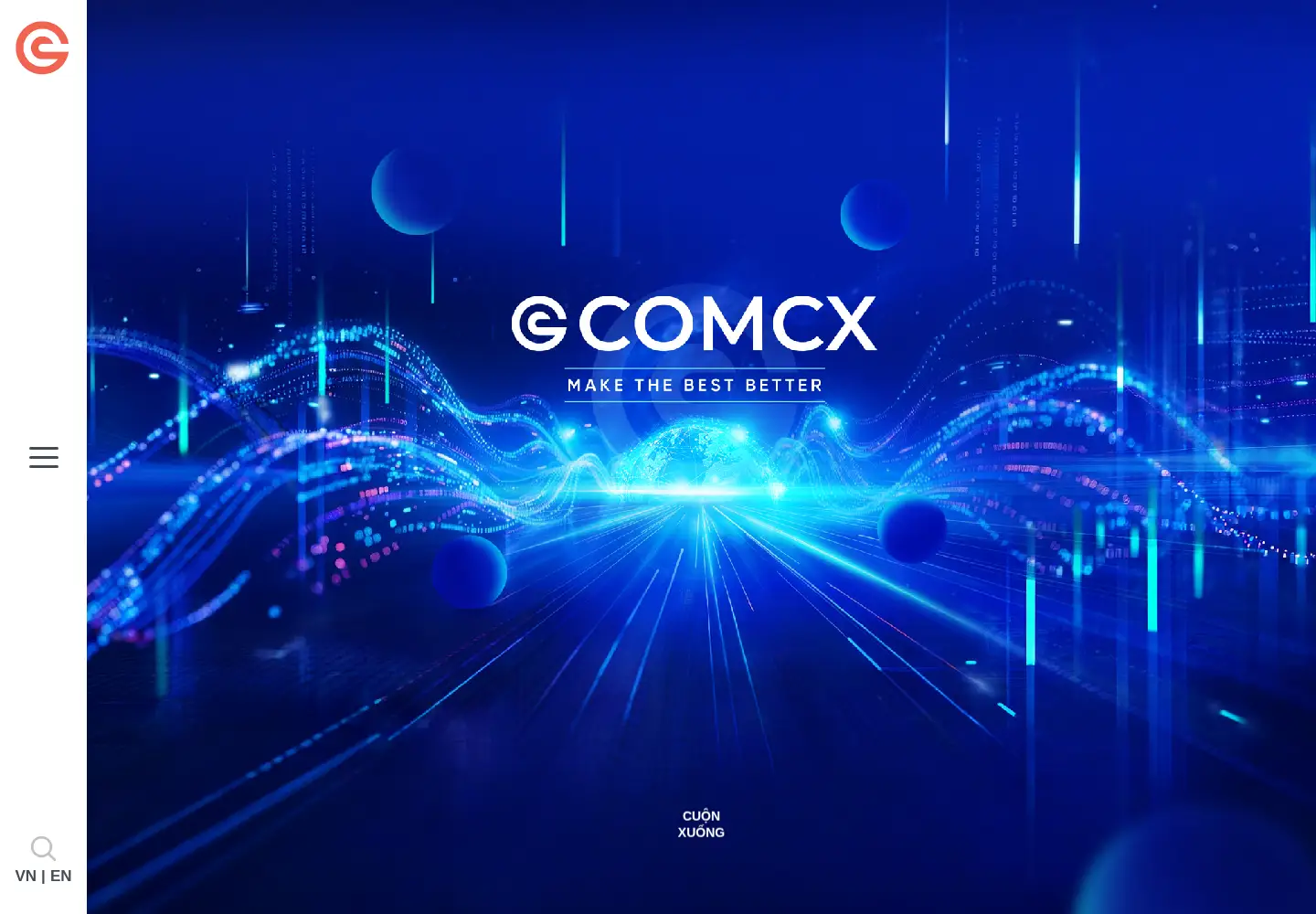 Captured homepage of ecomcx.com in the current scan
