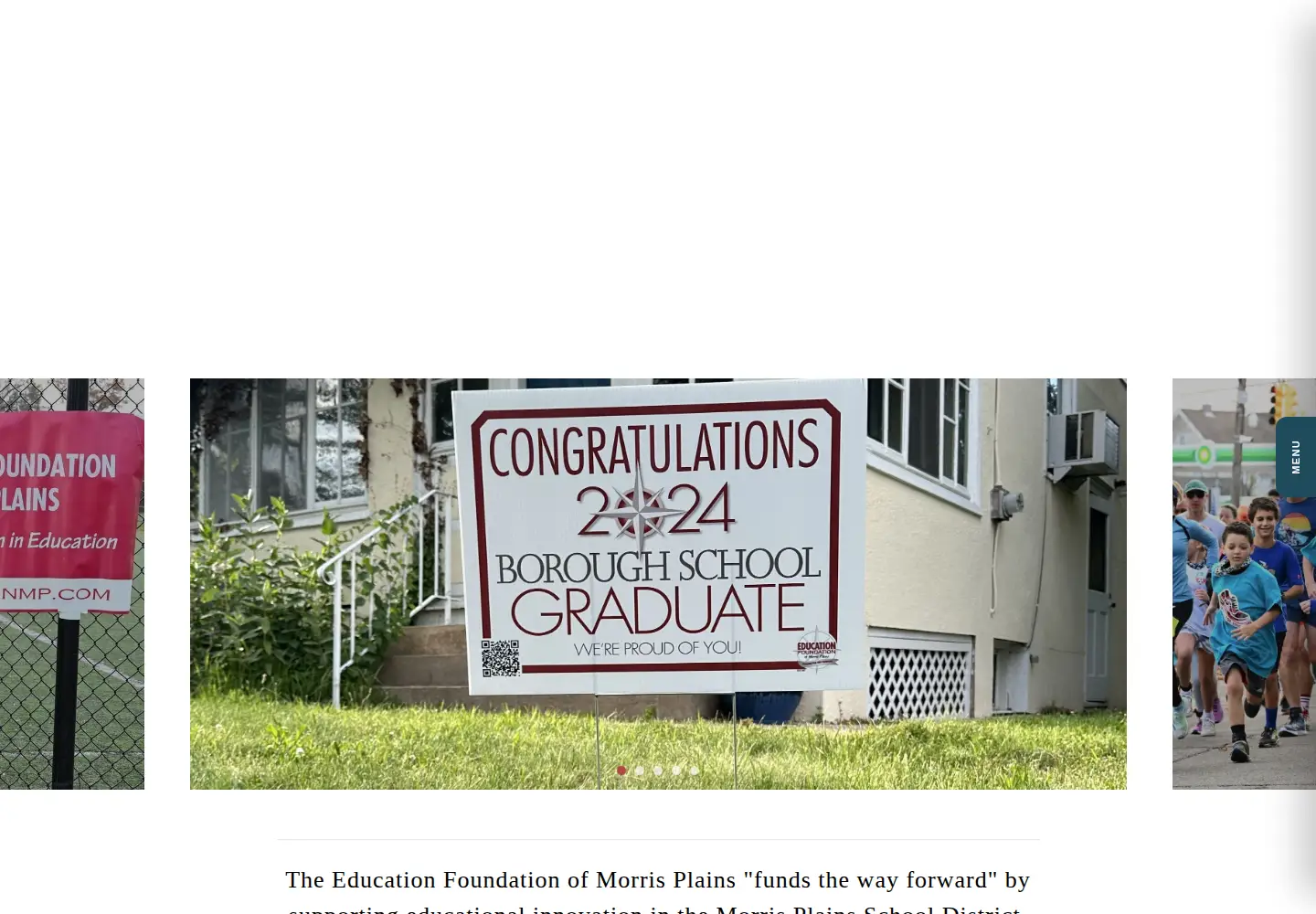 Captured homepage of educationfoundationmp.com in the current scan
