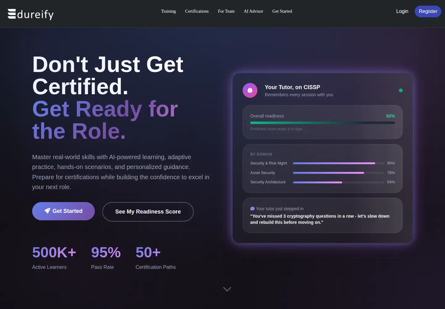 Screenshot of edureify.com