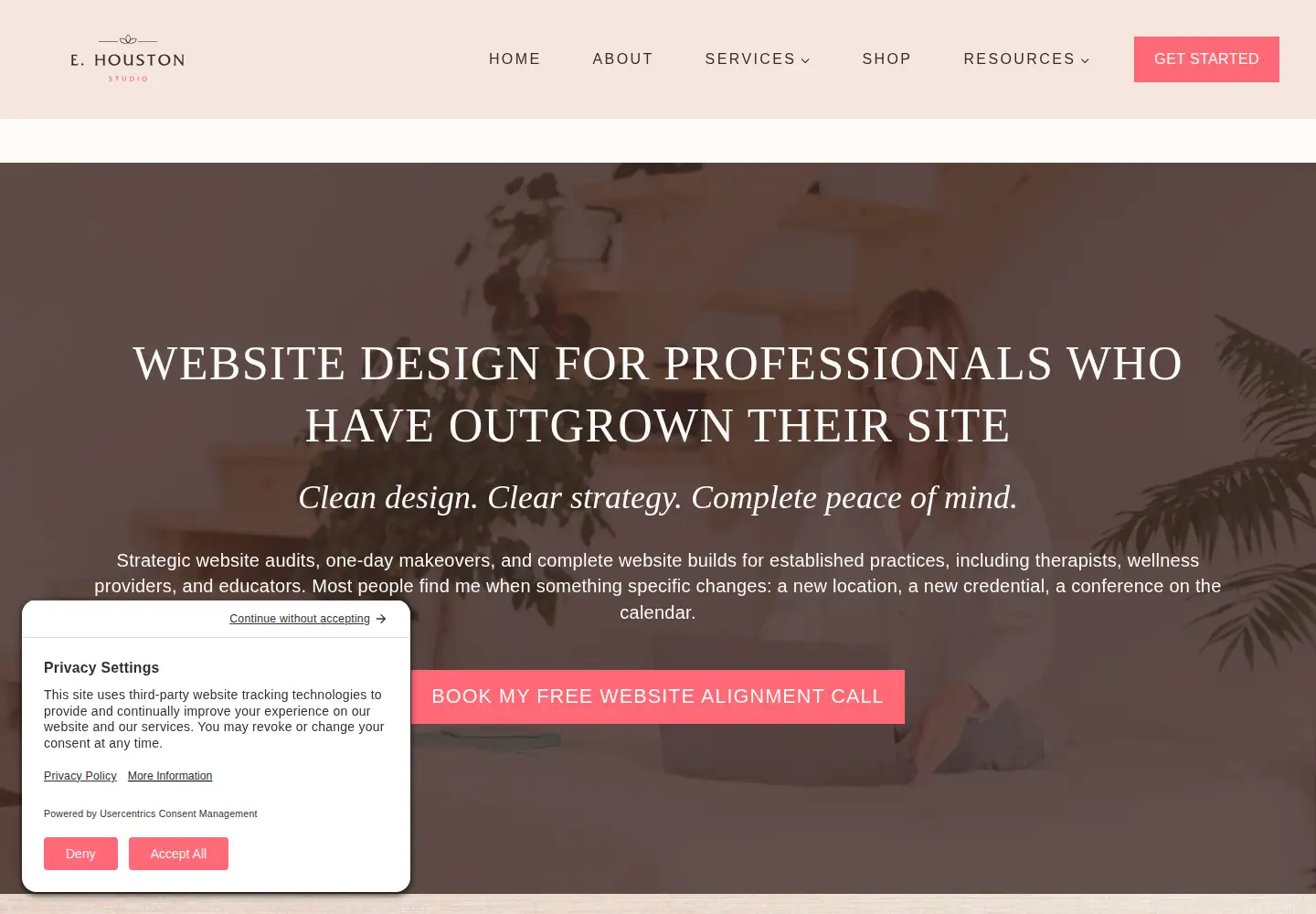 Screenshot of ehoustonstudio.com