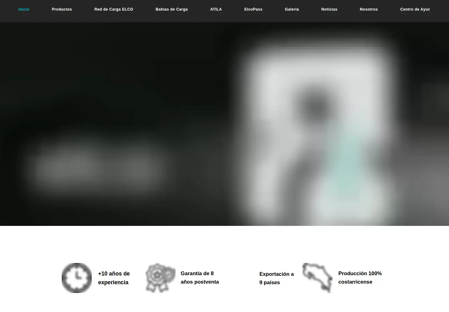 Captured homepage of elcocrc.com in the current scan