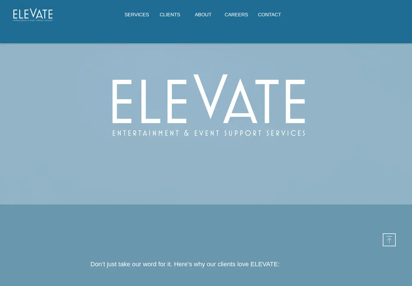 Screenshot of elevatemarketingpr.com