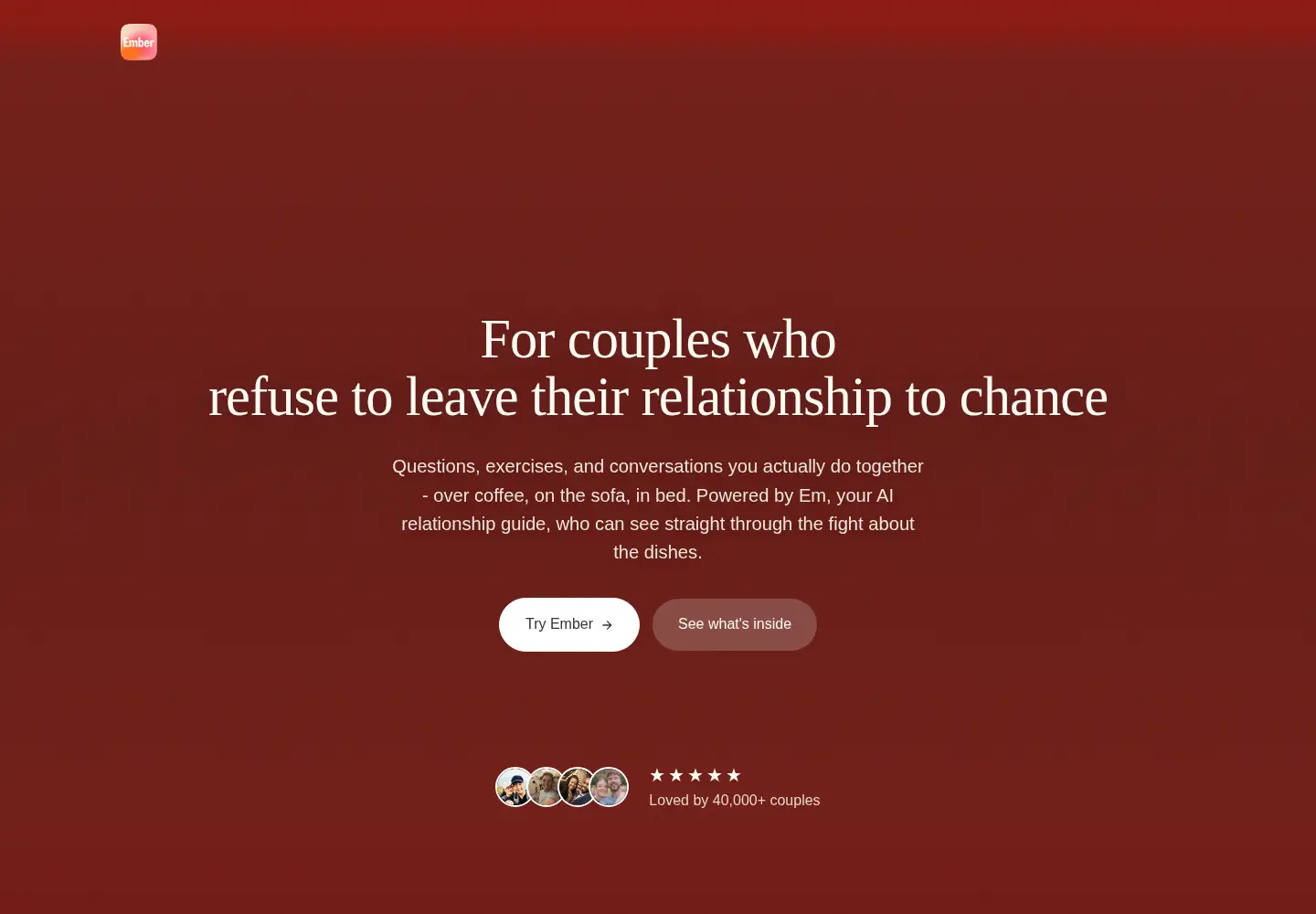 Screenshot of embercouples.com