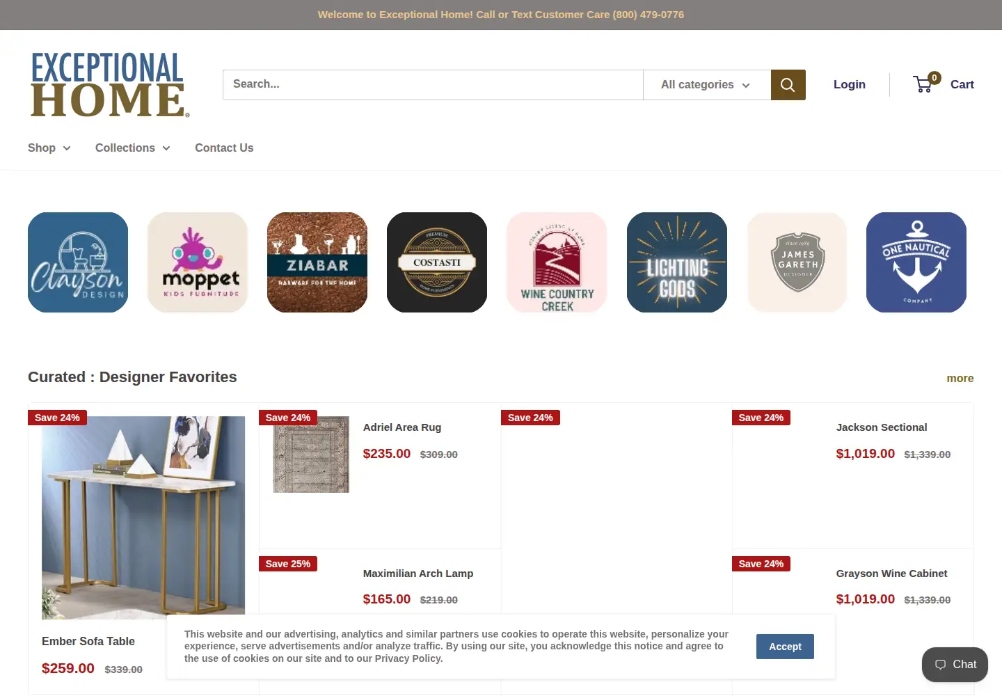 Screenshot of exceptionalhome.com