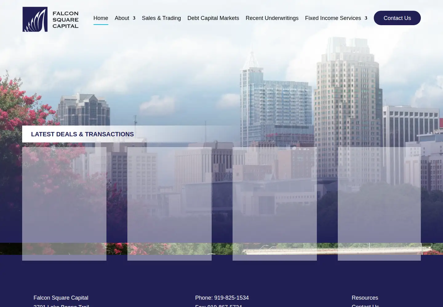 Screenshot of falconsquarecapital.com