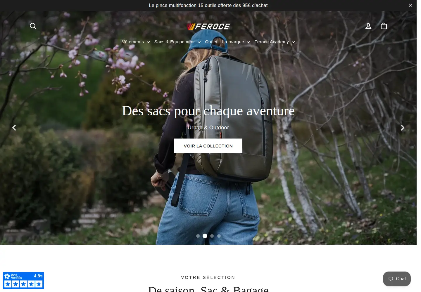Screenshot of feroce-shop.com