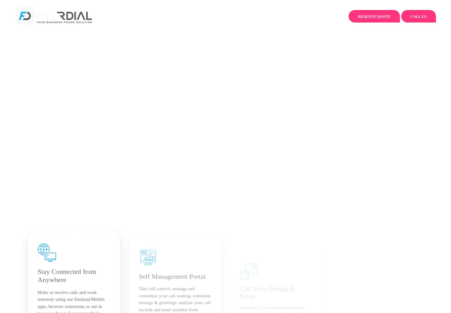 Screenshot of fiberdial.com