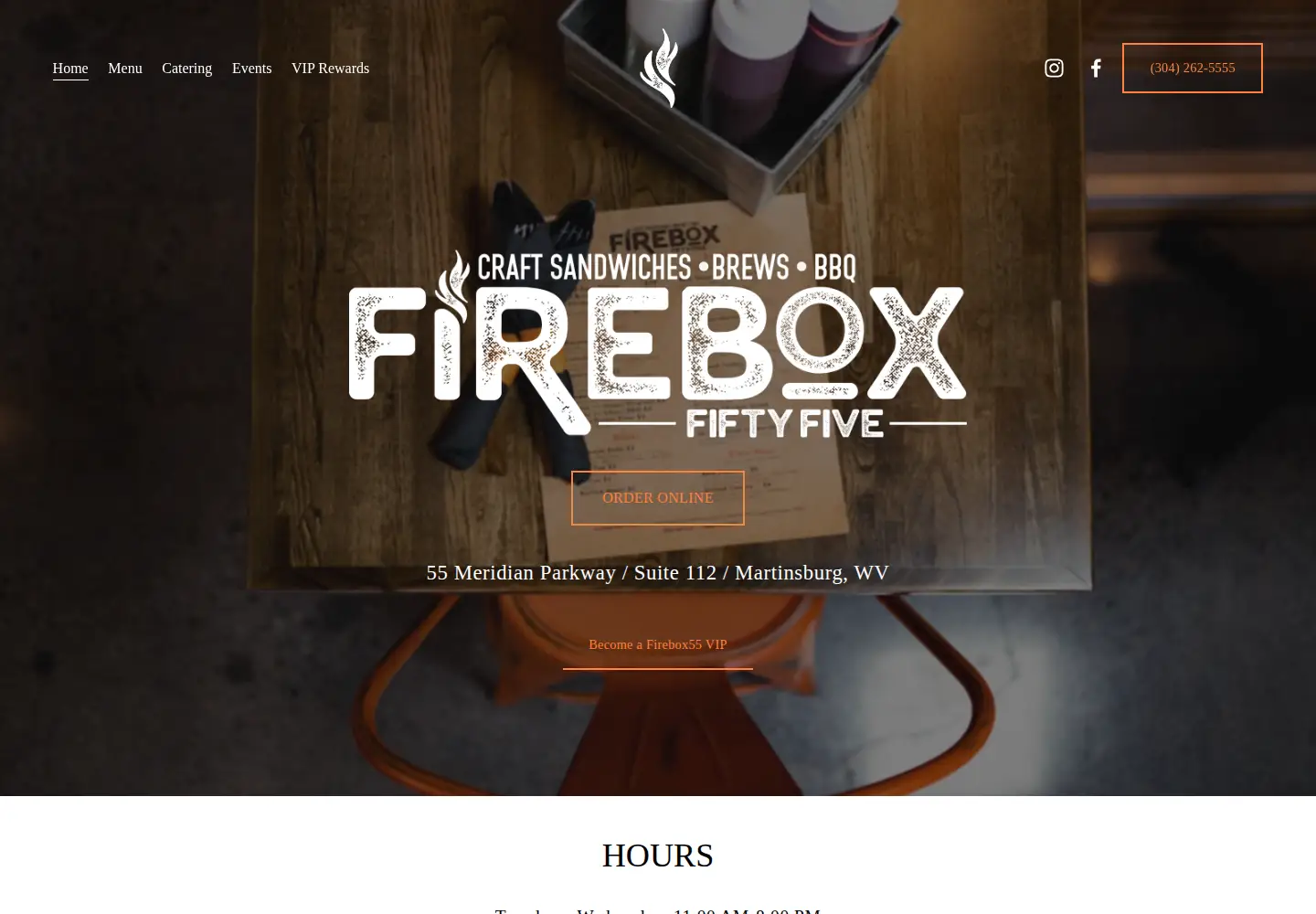 Screenshot of firebox55.com