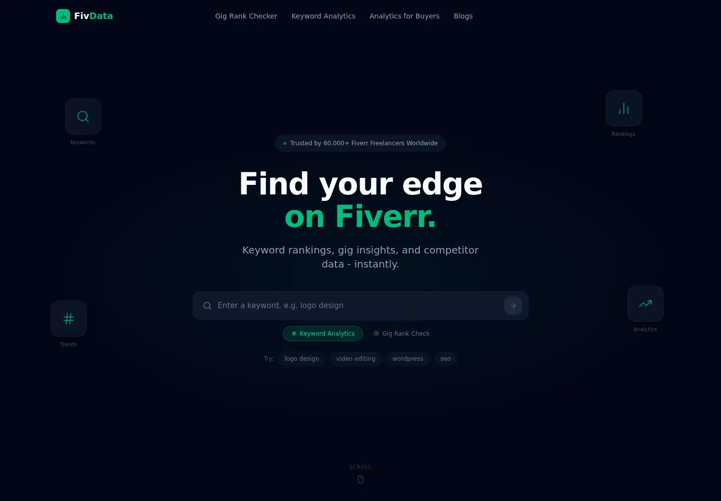 Screenshot of fivdata.com