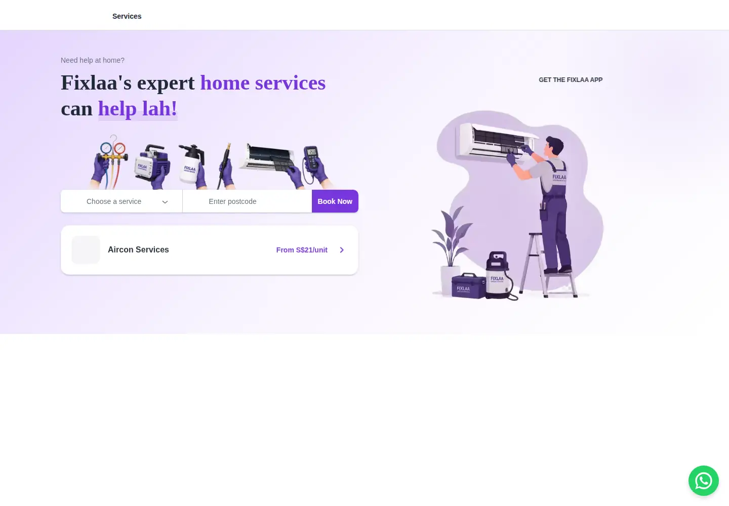 Screenshot of fixlaa.com