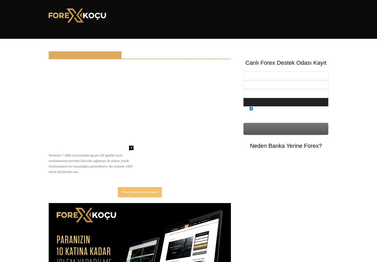 Captured homepage of forexkocu.com in the current scan