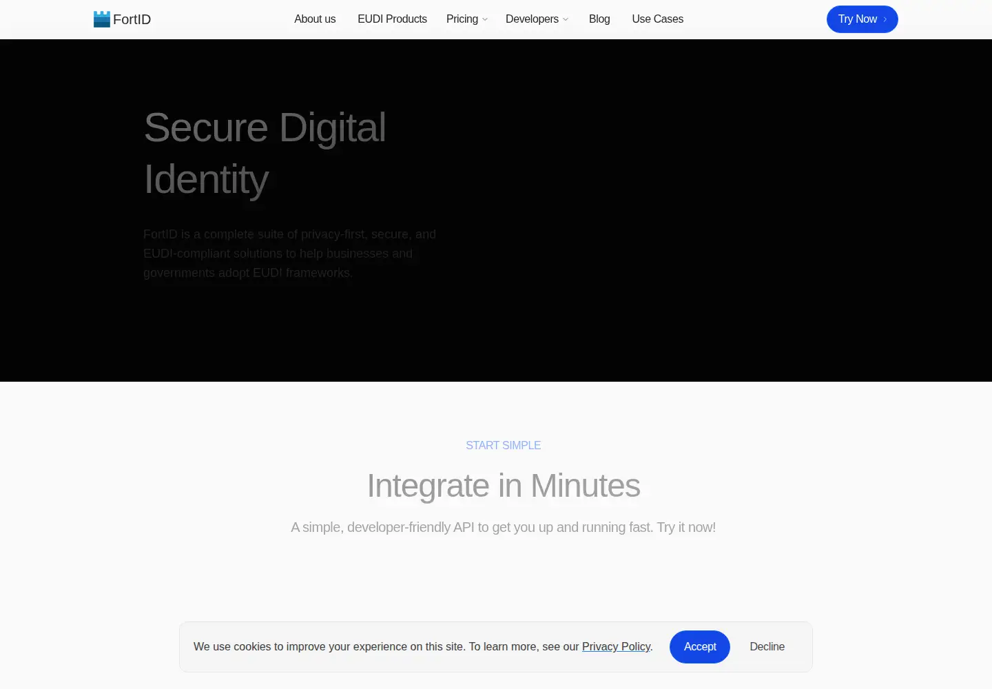 Screenshot of fortid.com