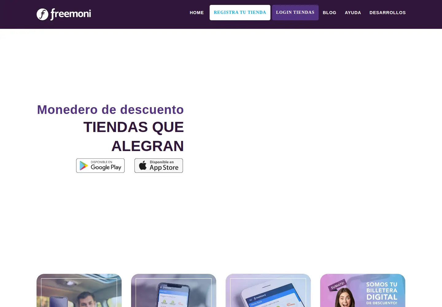 Screenshot of freemoni.com