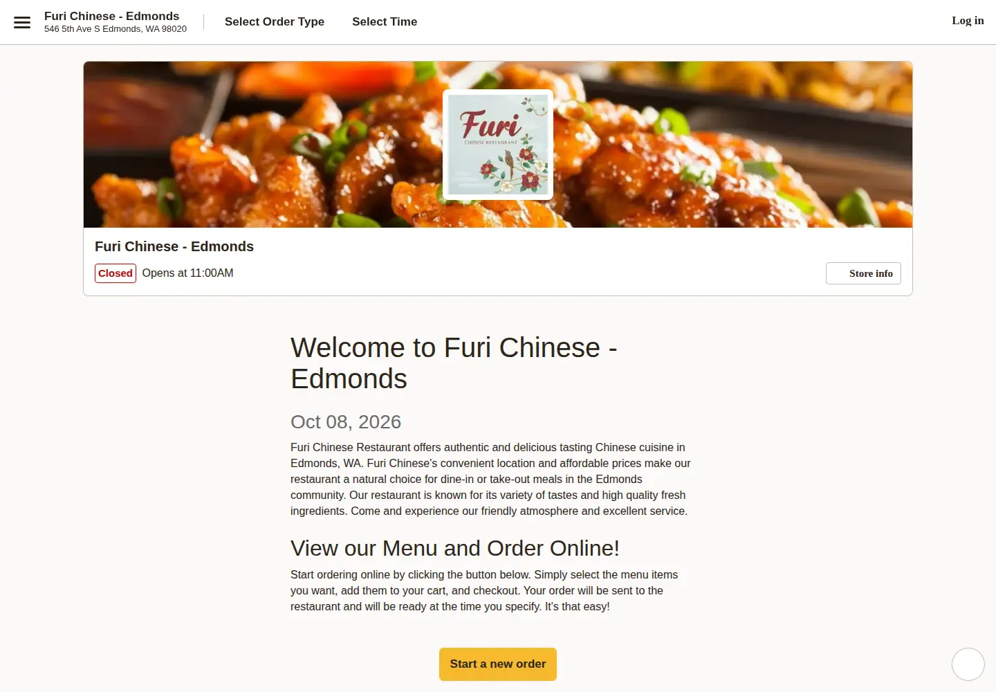 Screenshot of furichinese.com
